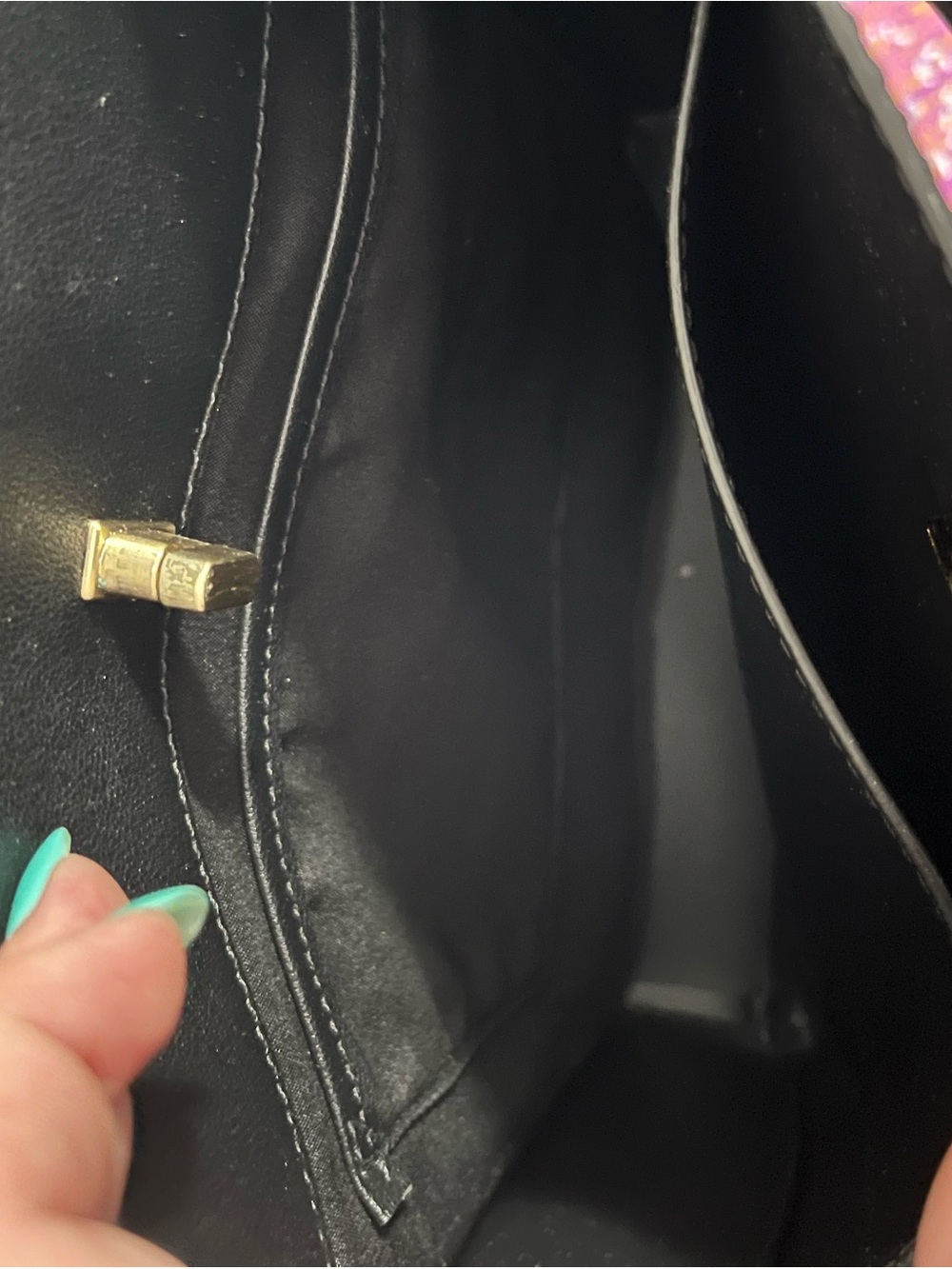 NWOT Nanette Lepore Black Shoulder Hobo Bag - Picture 6 of 7